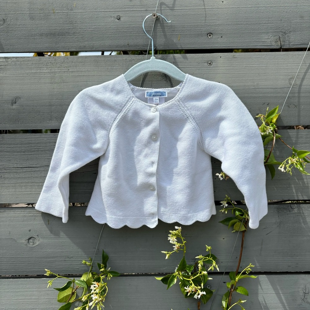 JACADI White Cardigan 🤍